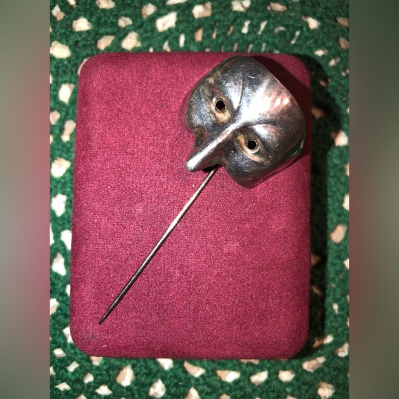 Unique Vintage Sterling Silver Stick Pin - Picture 9 of 9